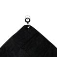 thumbnail image 5 of facefd 30x30cm Microfiber Golf Towel Sweat-absorbent Wiping Cloth Sports Black, 5 of 5