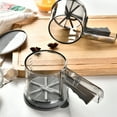 thumbnail image 4 of Double-Layer Flour Sifter, Handheld Fine Mesh Strainer for Baking, 30/40 Mesh Stainless Steel Filter, One-Handle Press Design, Powder Sugar Cocoa Sieve, Clump-Free Cake Prep Tool, 4 of 6