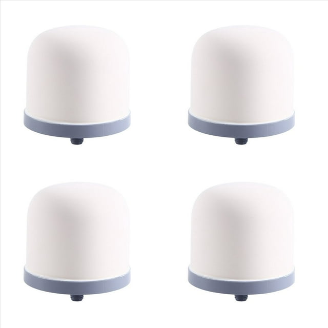 4 Uds Filtro de CeráMica Purificador de Agua Mineral Magnetizado Filtro de Agua Filtros de Agua de Hemisferio CeráMico para el Hogar