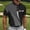 Dark Gray, variant on Short Sleeve Polo Shirts for Men Sports Collared Red Jersey Middle-aged Mens Tops Classic Fit