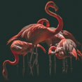thumbnail image 1 of Red Flamingoes - DIY Diamond Painting, 1 of 6