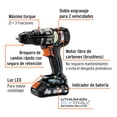 thumbnail image 2 of Rotomartillo y destornillador inalámbrico 20V, sin carbones Expert Gardener MAXCOM-20, 2 of 4