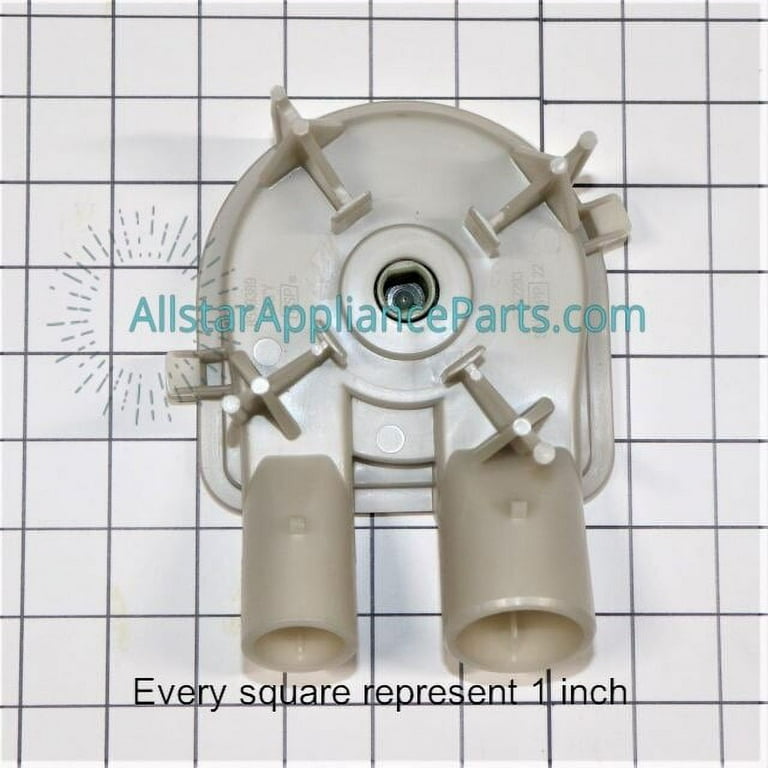 Washer Water Drain Pump For Whirlpool, 12 X 10 X 4 In - Foto 3