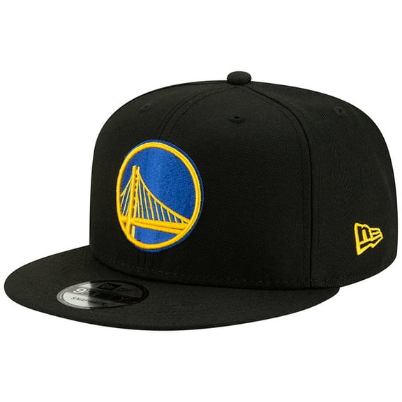 Men's New Era Black Golden State Warriors Official Team Color 9FIFTY Snapback Hat
