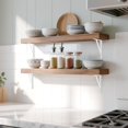 thumbnail image 2 of Heavy Duty Shelf Brackets Triangle Shelving Brackets Right Angle Wall Mounted Shelf Supporters Set of, 2 of 6