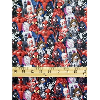 Licensed Marvel SpiderMan Comic Swirl 71187A620715 Cotton Woven Fabric –  The Fabric Candy Shoppe