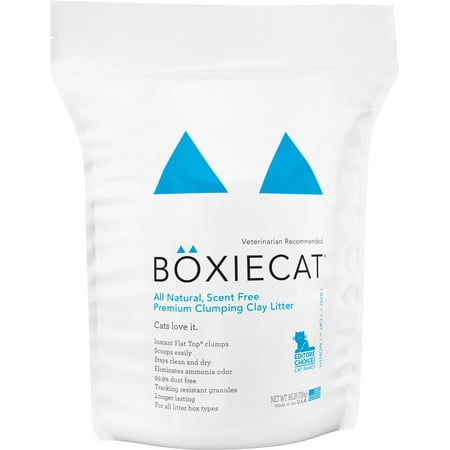 UPC: 0862918000004 | Boxiecat All Natural Scent Free Premium Clumping Clay Litter 16 lb.