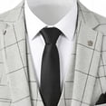 thumbnail image 5 of Beauty-Emily Men's Plaid Suit Set, 3 Pcs Single Breasted Peak Lapel Blazer Vest & Pants, Slim Fit Formal Wear for Wedding, Prom & Party, 5 of 12