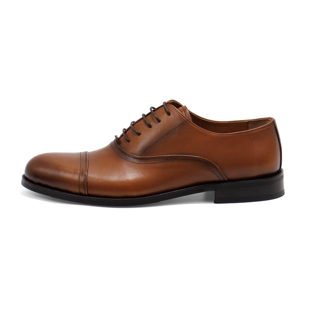 NEW HAKKI men\'s cinque leather oxford shoes in cognac Hakki Men main image 4