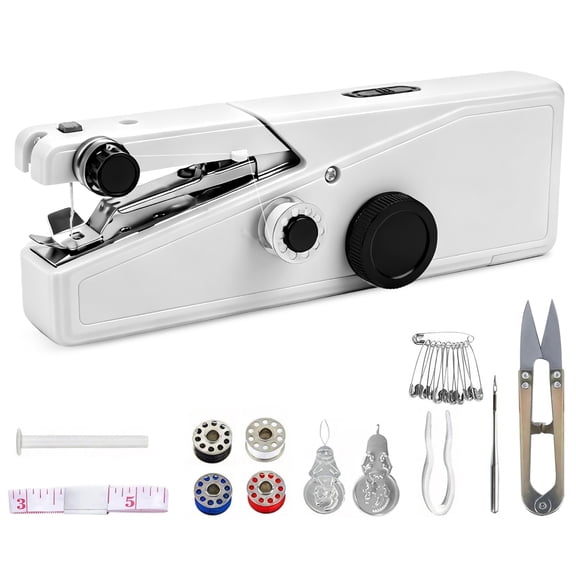 S5 Mini Handheld Sewing Machine Portable Electric Sewing Machine w/Sewing Kit for Home Travel