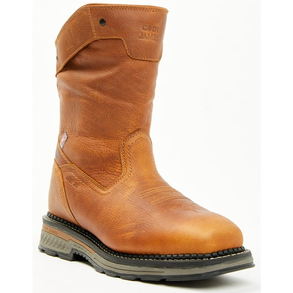 Cody James Men's 11" Waterproof Insulated Pull-On Work Boot Composite Toe - BCJCWS0W145 8.5 D(M) US