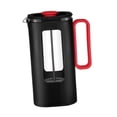 thumbnail image 4 of Cafetera Cafetera Hervidor de café 1.2L Gran capacidad Resistencia al calor Tetera Filtro Hervidor de café para oficina Hogar , negro Soledad Cafetera Hervidor, 4 of 9