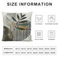 thumbnail image 6 of Acheng Boho Pillow Covers Set of 2 Green Gold Throw Pillow Covers Outdoor Decorations Mid Century Bohemian Style Tropical Leaves Pillowcase Farmhouse Decorative Cushion Case for Home Couch White, 6 of 6