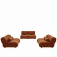 thumbnail image 6 of L-Shaped Orange Modular Sofa Set – High Comfort Chenille Fabric Sofa, Ideal for Modern Living Room and Lounge Areas, Freely Arrangeable, Simple yet Elegant    RR, 6 of 13