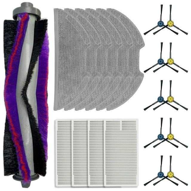 Main Side Brush Filter Mop Cloth for M9 for Eureka Nere10S E10S for Obode A8 B