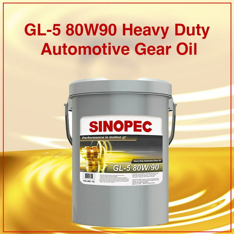 GL-5 80W90 Heavy Duty Automotive Gear Oil - 5 Gallon Pail (18L