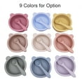 thumbnail image 4 of Silicone Suction Bowl for Babies Toddlers Self Feeding Baby Bowl with Spoon BPA Free Dishwasher & Microwave Safe, 4 of 8