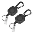 thumbnail image 1 of Belt Clip Key , Retractable Key Chain 2 PCS High Resiliency  For Travel, 1 of 8
