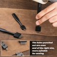 thumbnail image 3 of Juego de cinceles para coser Leather Hole Punch DIUDUS de 3 mm, 2/4/6 puntas, 3 of 7