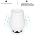 thumbnail image 5 of Bathroom Accessories Set 4 Pcs Toothbrush Holder Soap Dispenser Ceramic Bathroom Accessory Set with Toothbrush Cup Soap Dish Tumbler White, 5 of 5