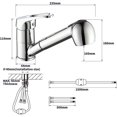 thumbnail image 4 of Robinet de Cuisine Classique Extensible avec Double Rinçage Vaporisateur, 4 of 5