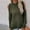 Army Green, variant on TrendVibe365 Pullover Sweaters for Women Soft Crew Neck Pullover Cold Shoulder Top Plain Cut Out Tee Shirt Oversized Cable Knit Outfits Casual Cozy Sexy Winter Clothes Army Green S