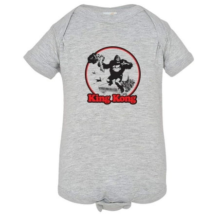 

PleaseMeTees™ Baby Vintage King Kong Empire State Building Top Jumpsuit