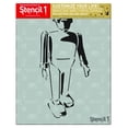thumbnail image 2 of Stencil1 Robot Stencil Art Craft - 8.5" x 11", 2 of 6