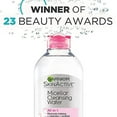 thumbnail image 3 of Garnier SkinActive Micellar Cleansing Water, For All Skin Types, 3.4 fl. oz., 3 Count, 3 of 7