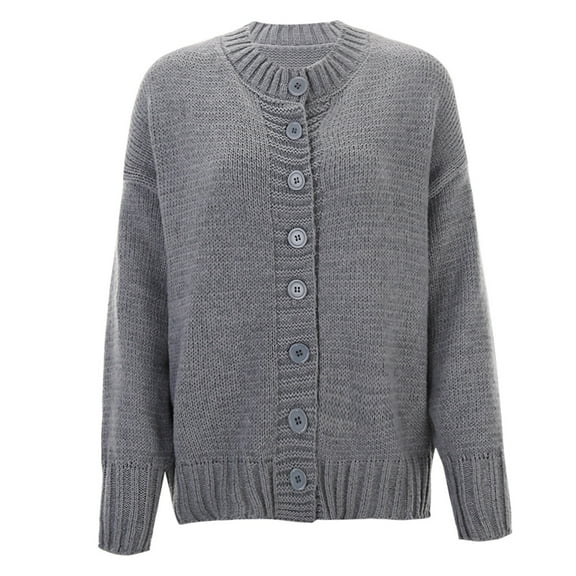 Cardigan Sweaters for Women 100% Cotton Button-Down Oversized Knit Outerwear Fall Tops for Women 2025