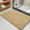 thumbnail image 6 of Junovo Soft Bathroom Rug Runner Absorbent Microfiber Bath Rugs for Bathroom Non Slip Bath Mat for Tub, Shower Floor,24"x36",Beige, 6 of 6