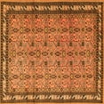 thumbnail image 1 of Ahgly Company Indoor Square Persian Orange Traditional Area Rugs, 3' Square, 1 of 1