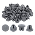 thumbnail image 1 of Tapones de goma de 13 mm/0.5" para viales Uxcell, 200 piezas, tapón de goma butílica de tres patas para vial de vidrio, gris, 1 of 5