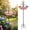 Pink, variant on Solar Bird Bath Fountain for Outside, Bird Bath with Metal Stake Stand, Upgraded Spray System Outdoor Water Fountain, Attracts Birds for Garden, Yard, Patio & Lawn Decor 35"