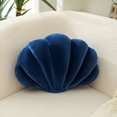 thumbnail image 4 of Fusipu Unique Shell Pillow Shell-shaped Stuffed Pillow Cushion Super Soft Wear Resistant Vibrant Color Seashell Bed Sofa Cushion Home Decoration, 4 of 8