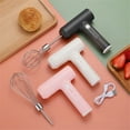 thumbnail image 1 of Electric Whisk USB High-power Rechargeable Cream Mixer Kitchen Household Hand-held Mini Stainless Steel Whisk Baking Tool, 1 of 10