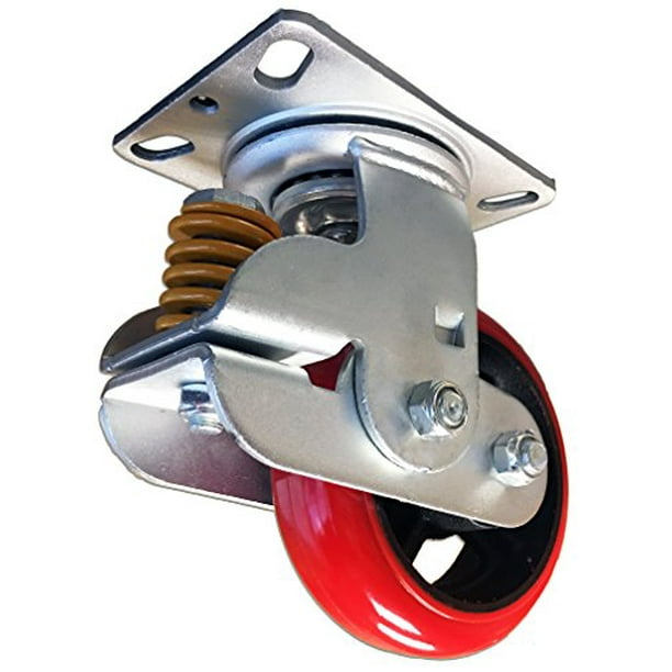 Spring Loaded Locking Casters _ Spring-Loaded Wheels – CPOYU