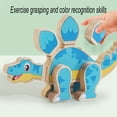 thumbnail image 4 of Magnetic dinosaur building blocks, snap-together dinosaur building blocks, suitable for children ages 3–6, 4 of 7