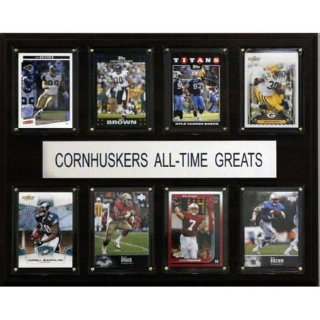 Plaque des Grands de Tous les Temps du Football Nebraska Cornhuskers