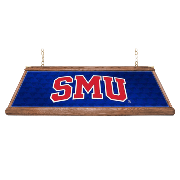 SMU Mustangs: Premium Wood Pool Table Light