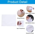 thumbnail image 4 of Unique Bargains 5.7x7' Clear Packing List Envelope, 50 Pack Self-Adhesive Top Loading Invoice Label Pouch Sleeves, 4 of 6