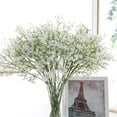 thumbnail image 5 of JANDEL 5Pcs Christmas Valentine's Day Romantic Atmosphere decoration/Gypsophila Bouquet Artificial Fake Silk Plants Bouquet Simulation Flowers for Wedding Decoration Family Party Craft Decoration, 5 of 6