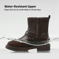 thumbnail image 2 of DREAM PAIRS Girls Ankle Boots Waterproof Side Zipper Booties for Little Kid/Big Kid, 2 of 6