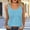 Light Blue#03, variant on Tank Tops for Women Cotton Like Pleated Crewneck Sleeveless T Shirts Top Summer Casual Solid Round Neck Loose Fits Lightweight Tanks