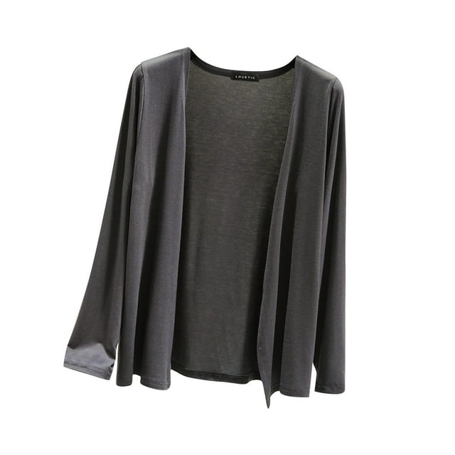 DPTALR Cardigan Femme Châle Fin à Manches Longues Veste de Protection Solaire