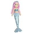 thumbnail image 2 of Aurora Stuffed Animals Mermaid Crystal (Blue-Pink) 18", 2 of 2