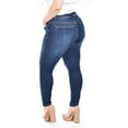 thumbnail image 4 of Jeans skinny con strech Tallas Extras, 3920 (Azul oscuro) multicolor 38, 4 of 5