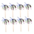 thumbnail image 4 of TAILTOSS 100Pcs Fruit Skewers Sticks for Cake and Dessert Decoration MultiColored Wood Picks, 4 of 8