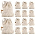 thumbnail image 4 of Paquete de 40 Bolsas Exfoliantes de JabóN, Bolsa de JabóN de Malla de Sisal Hecha con CordóN para Uso en BañO y Ducha, 4 of 10