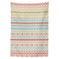 thumbnail image 3 of Ambesonne Vintage Tablecloth Rectangular Table Cover, Boho Stripes and Shapes, 52"x70", Multicolor, 3 of 4